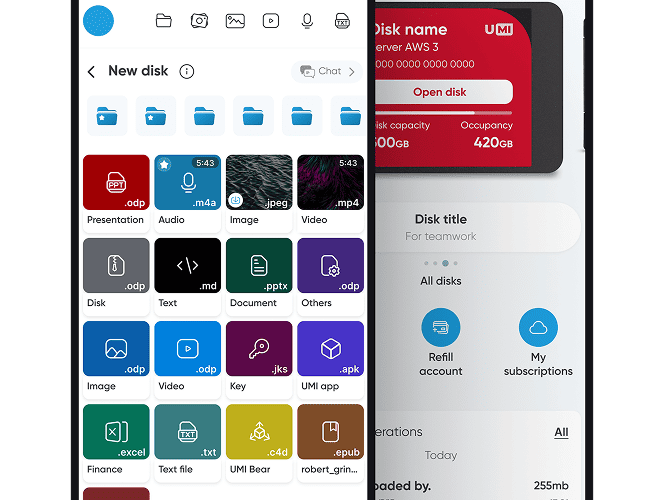 umi app screenshot